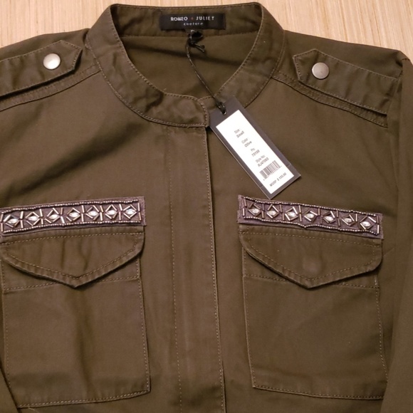 Romeo and Juliet army green jacket. - Picture 3 of 5